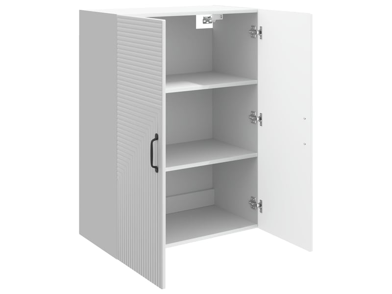  Armoire murale salon, meuble de rangement blanc brillant 66 x 34,5 x 90 cm shl3513  - Conforama C