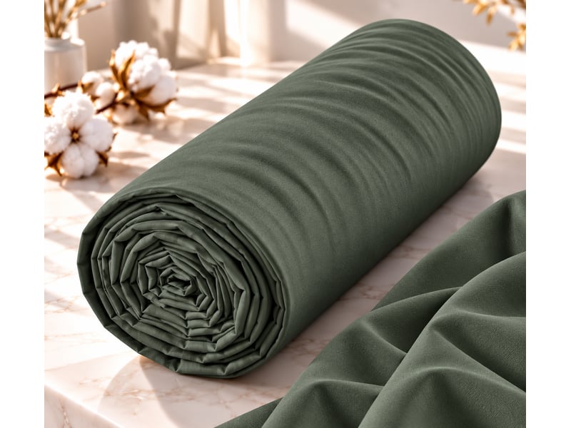  Drap housse 2 en 1 imperméable 90 x 190 cm coton 57 fils duo protect romarin CP-DHDUOPROTECT90-ROMARIN - Conforama A