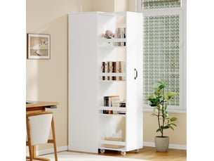 Bibliotheque coloris blanc 4 étagère(s) <strong>MODFU</strong> <strong></strong> - 40 cm x 160.5 cm