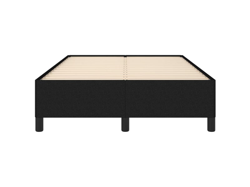  Lit double- lit adulte -  cadre de lit sans matelas noir 120x190 cm tissu  - Conforama D