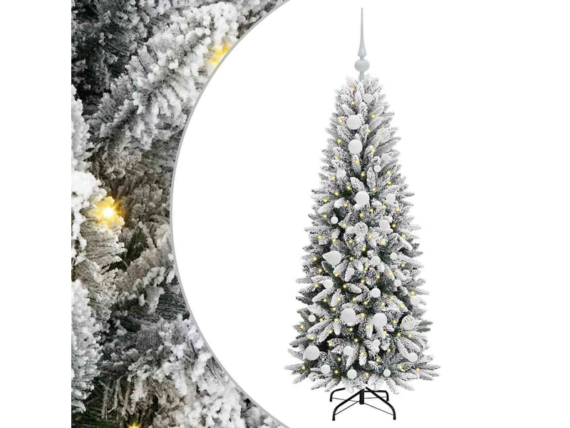 Sapin de noël artificiel, arbre de noël blanc 120 cm shl9504 - Conforama A