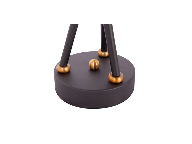  Lampe à poser 3 têtes cantus 45cm noir  - Conforama B