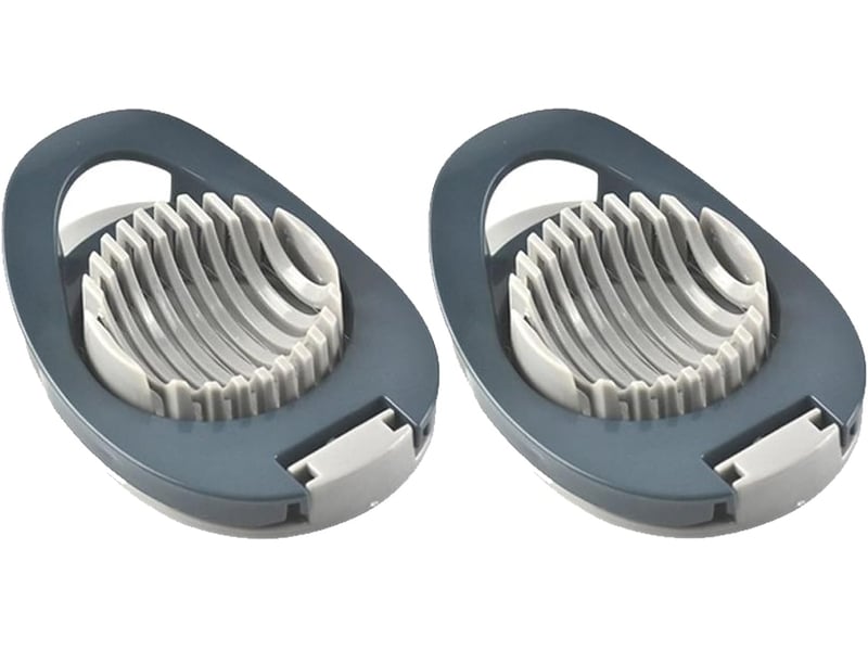  Coupe-œufs manuel, 2 coupe-œufs multifonctionnels en fil d'acier inoxydable, séparateur d'œufs ronds et ovales, ustensile de cuisine pour couper les œ QA003885 - Conforama A