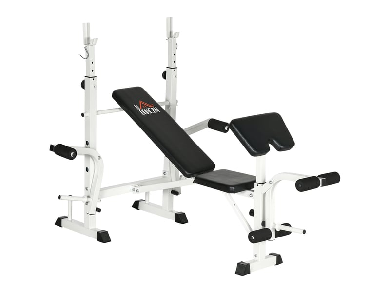  Banc de musculation multifonction 180x134x113-136 cm réglable métal noir  - Conforama A