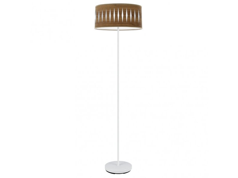  Lampadaire fabrilamp piron e27 coloris blancbois foncé 165 x 40 x 40 cm 177241084 - Conforama A