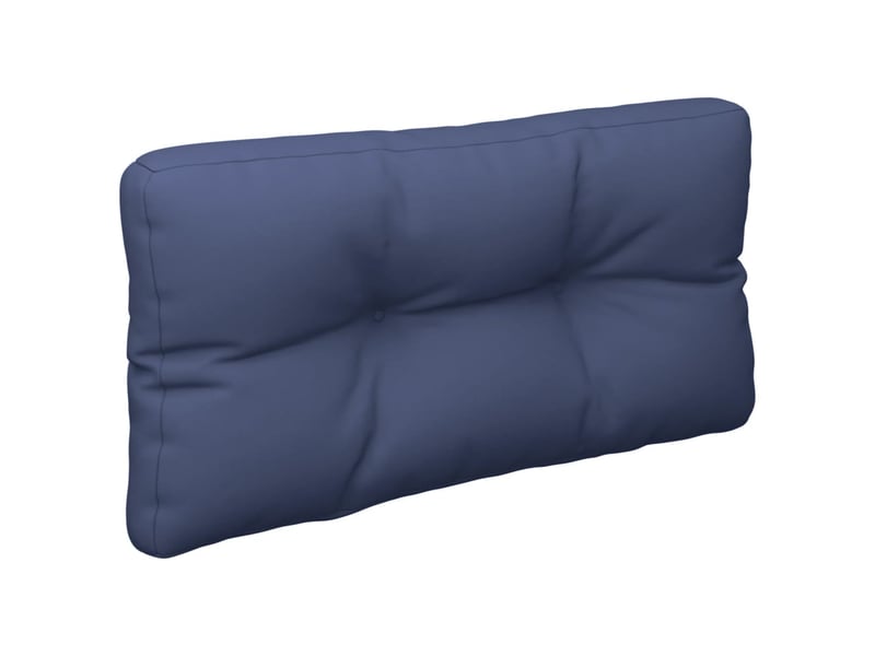  Lot de 2 coussins de palette, coussins de canapé bleu marine tissu cf59503  - Conforama D