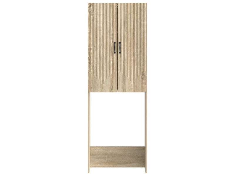  Armoire de toilette, meuble de toilette hoorn chêne sonoma 66x25.5x190 cm  - Conforama E