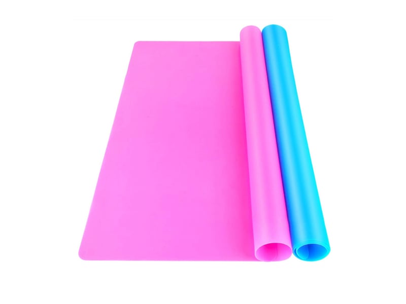  2 entretoises en silicone pour entretoises anti-goutte en verre, pinces en silicone pour table à manger, bleu et rose rouge  - Conforama A