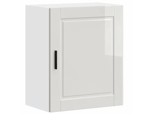 Armoire murale de cuisine porto blanc brillant bois ingénierie shl8941