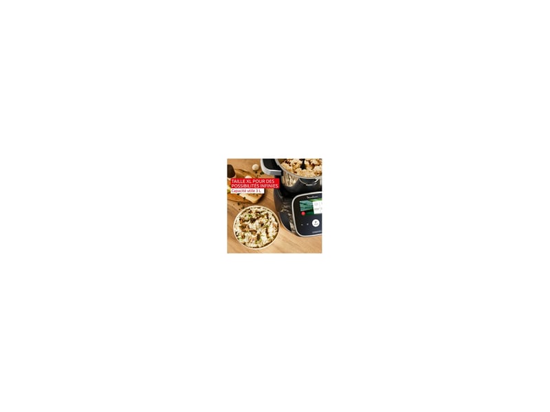  Robot cuiseur multifonction i-companion touch 1550 w avec extension air fryer 8221847 - Conforama E