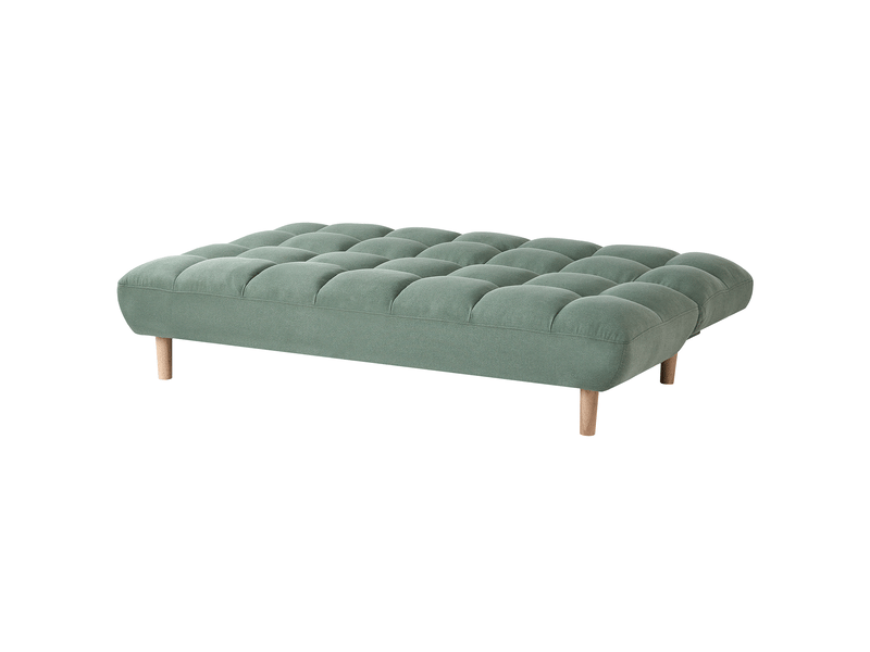 Canapé-lit 2 places risor tissu vert clair - Conforama E