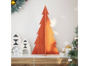 Arbre de noël, sapin de noël en bois pour décoration 80 cm bois de pin massif shl6357