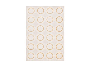 Tapis rectangulaire 160x230 pour salon motif à cercles zina