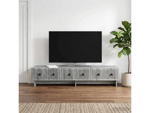 Meuble tv coloris gris 147 cm <strong></strong>  <strong></strong>