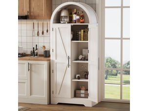Vitrine coloris blanc EVRYAE - 70 cmx170 cm