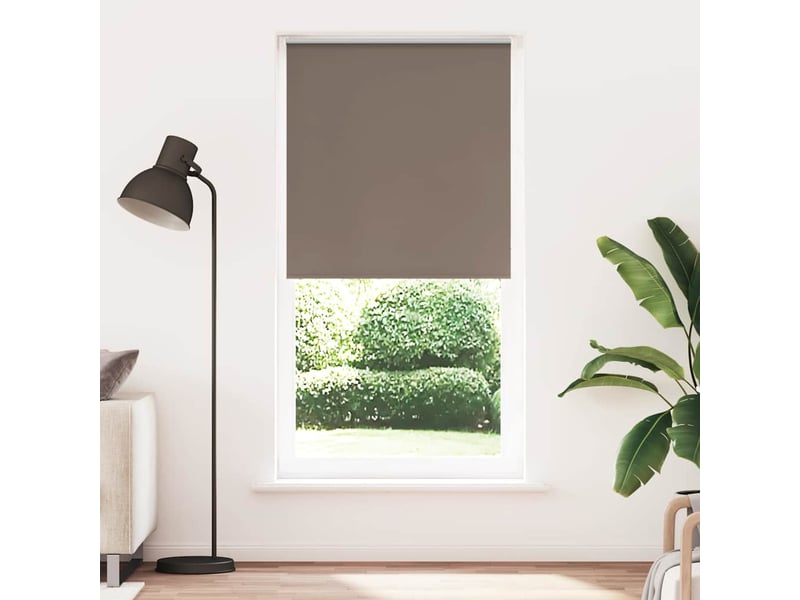 Store enrouleur occultant, store à rouleau café 110x210cm largeur du tissu cf45637 - Conforama B