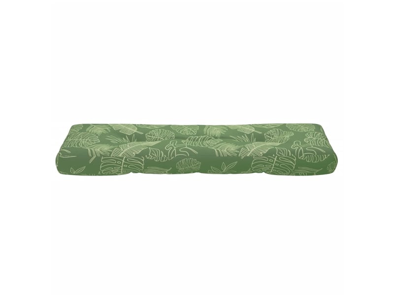  Coussin de palette, coussin de chaise, coussin de canapé à motif de feuilles 120x40x12 cm tissu cf55261  - Conforama E