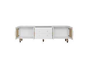 Meuble tv coloris blanc 175 cm LPOSPI  