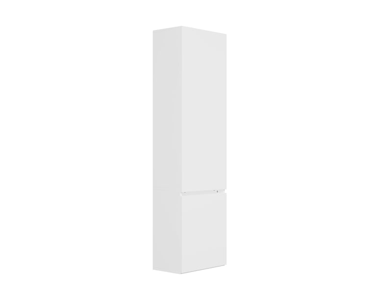  Armoire combinée blanche 120 cm avec miroir, coiffeuse, penderie et 2 tiroirs IKSETERA TRADING LTD - Conforama R