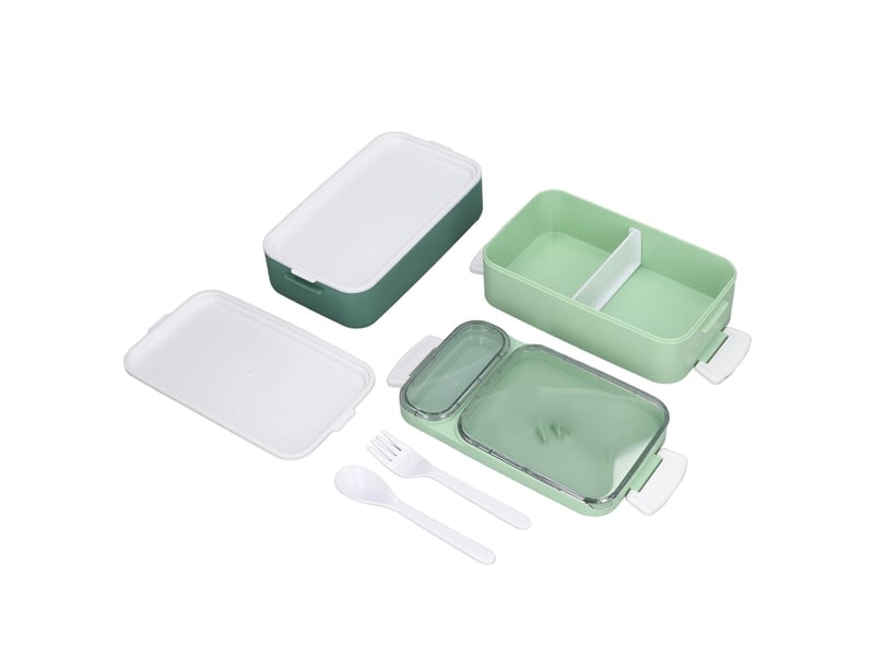  Boîte à lunch à double couche étanche pour four à micro-ondes green box pour dortoir  - Conforama A