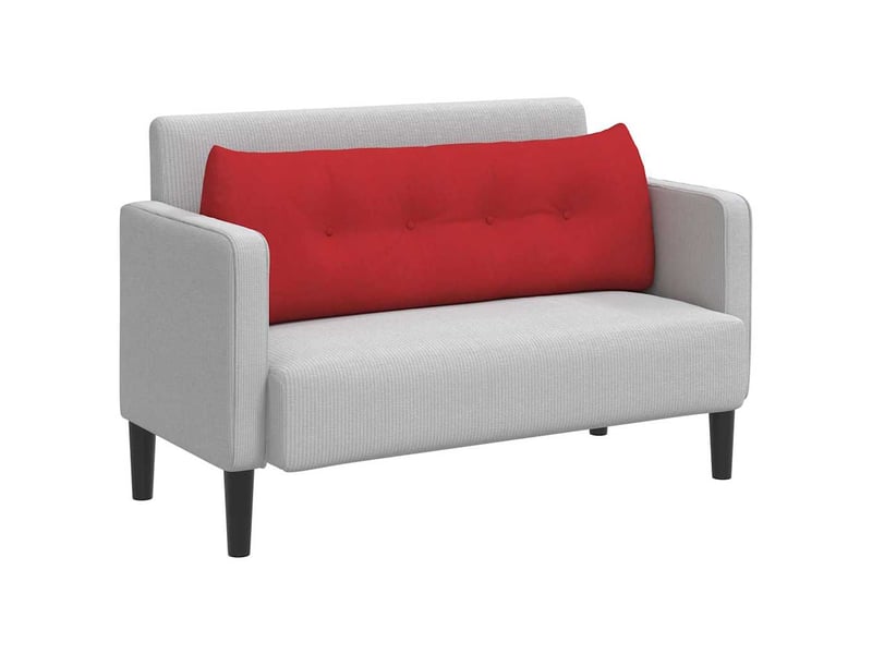  Coussin de dos, coussin de dossier rouge 140 x 24 x 50 cm tissu cf54996  - Conforama C