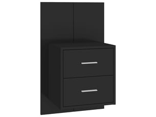 Table de chevet - cabinet de chevet - table de nuit murale noir