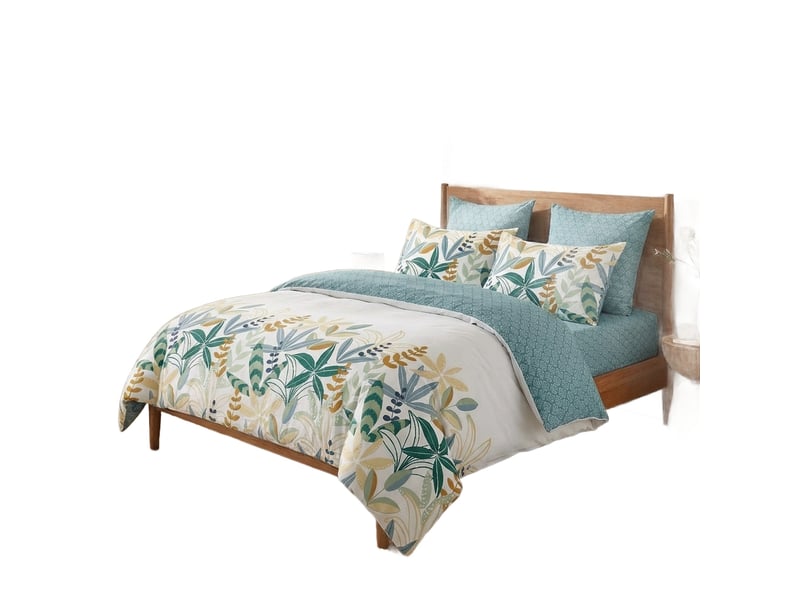  Parure de lit 220x240 cm coton goyave PD25475 - Conforama A