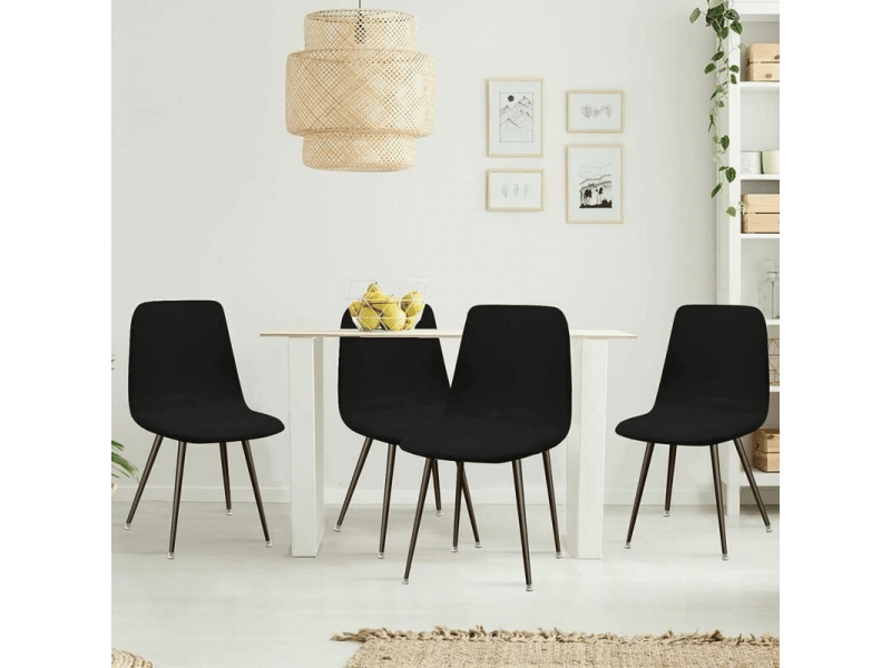  Housse de chaise scandinave extensible lot de 4 moderne housse de chaise de salle à manger lavable universel couverture de chaise de cuisine décor de, 52 x 48 cm XLH-ZLS-011916ZLS - Conforama C