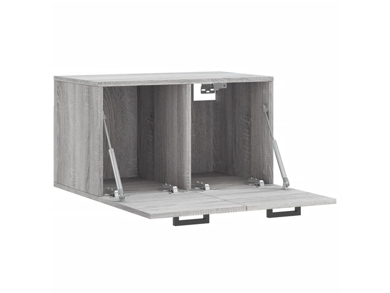  Armoire murale salon, meuble de rangement sonoma gris 60x36,5x35 cm bois d'ingénierie  - Conforama D