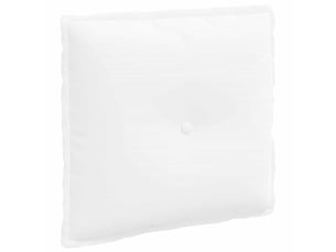Coussin de dos, coussin de dossier blanc 50 x 19 x 45 cm tissu cf54497