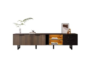 Meuble tv coloris bicolore 200 cm OKWISH  
