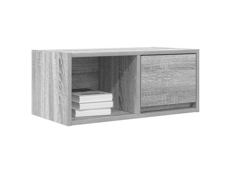  Meuble tv - banc tv - meuble de rangement sonoma gris 60x31x25,5 cm bois d'ingénierie  - Conforama D
