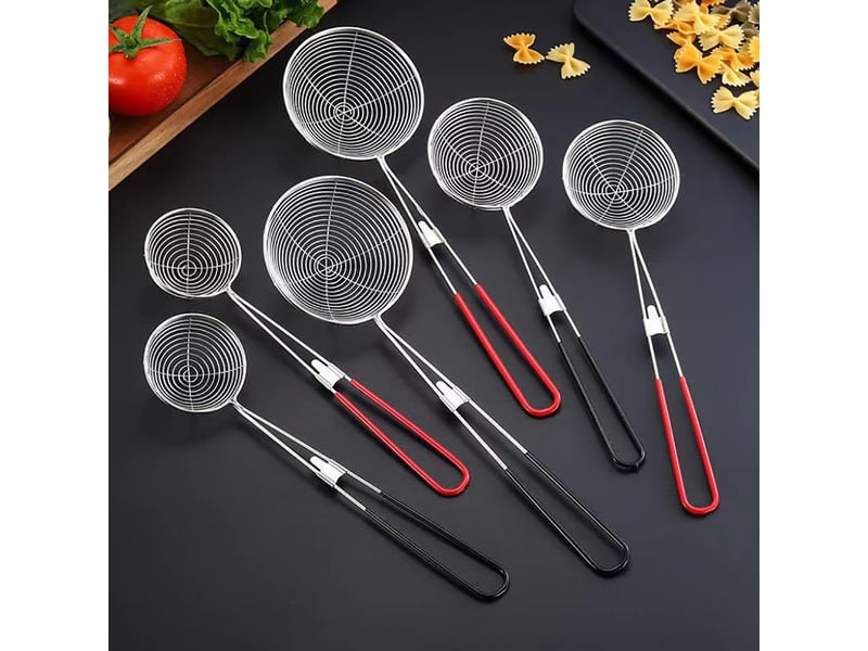 Cuillère-filtre à thé boba lait en acier inoxydable rouge,poignée passoire durable pour perles,1 pièce - Conforama D