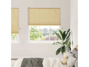 Store enrouleur, store à rouleau nature 150 x 220 cm bambou cf45351