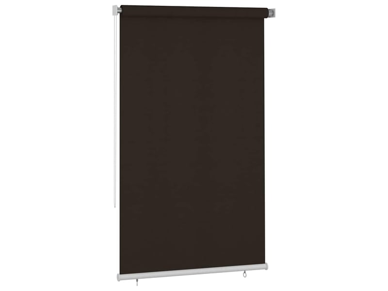  Store enrouleur, store roulant d'extérieur 145 (l) x 230 (h) cm marron hdpe cf47334  - Conforama A