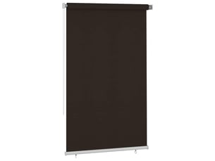 Store enrouleur, store roulant d'extérieur 145 (l) x 230 (h) cm marron hdpe cf47334
