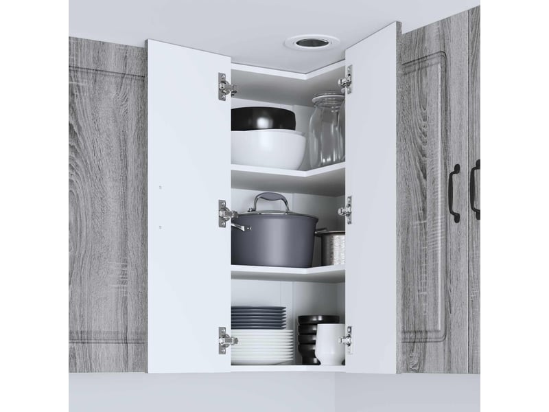Panneau de lave-vaisselle kalmar gris sonoma 57x57x80cm - Conforama D