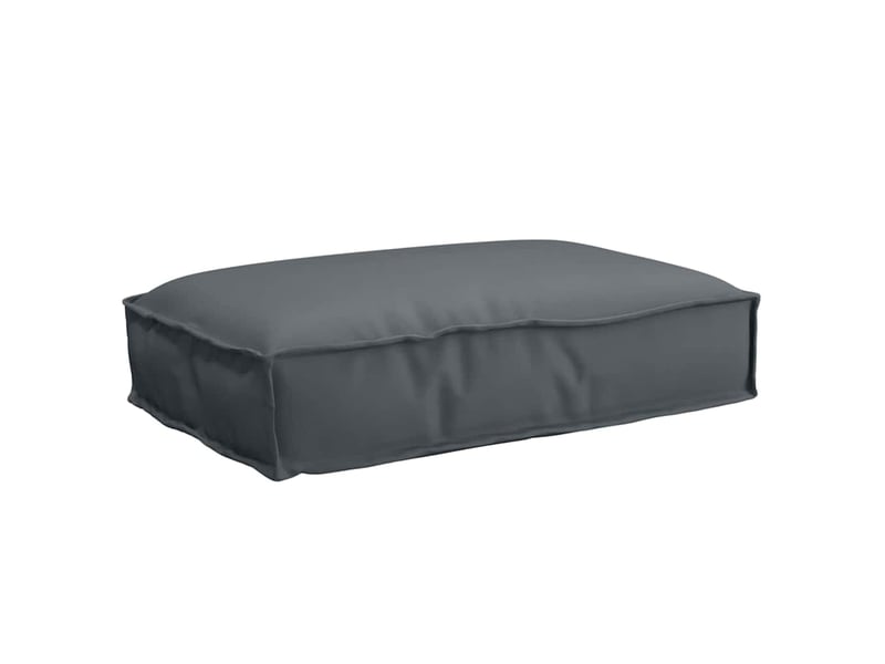  Coussin d'assise, coussin pour chaisecanapé tissu oxford anthracite 60 x 40 x 8 cm cf56641  - Conforama B