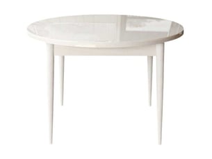 Table de repas ronde rox blanc