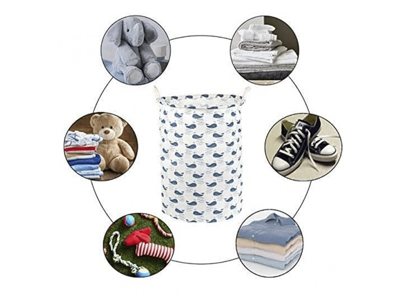  Panier à linge pliable avec poignée – sac en maille et conteneur de rangement, idéal pour le linge sale et les serviettes en coton.  - Conforama E