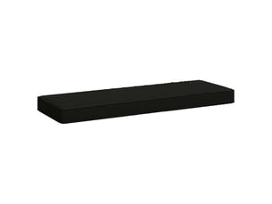 Coussin de banc, coussin d'assise, coussin pour chaisecanapé 1 pièce vught 100 % polyester noir cf52066