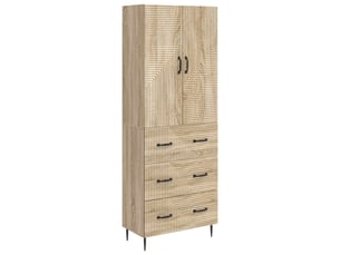 Armoire <strong></strong> <strong></strong> coloris bois clair largeur 66 cm