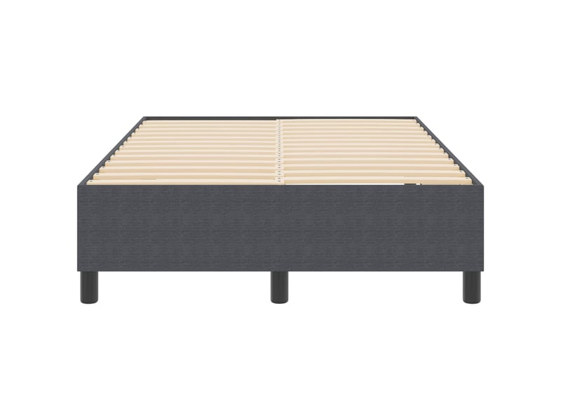  Lit double- lit adulte -  cadre de lit plateforme gris foncé 120 x 200 cm  - Conforama D