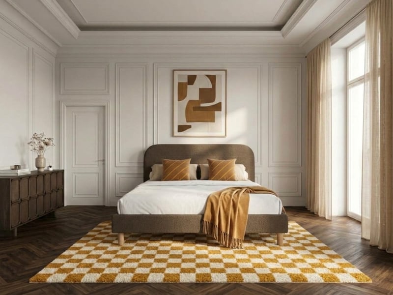  Bobochic lit kaya tissu velours lisse avec lattes massives marron 180x200 KAYA - Conforama B