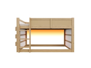 Lit mezzanine 90x200 cm   BUBBLY coloris naturel