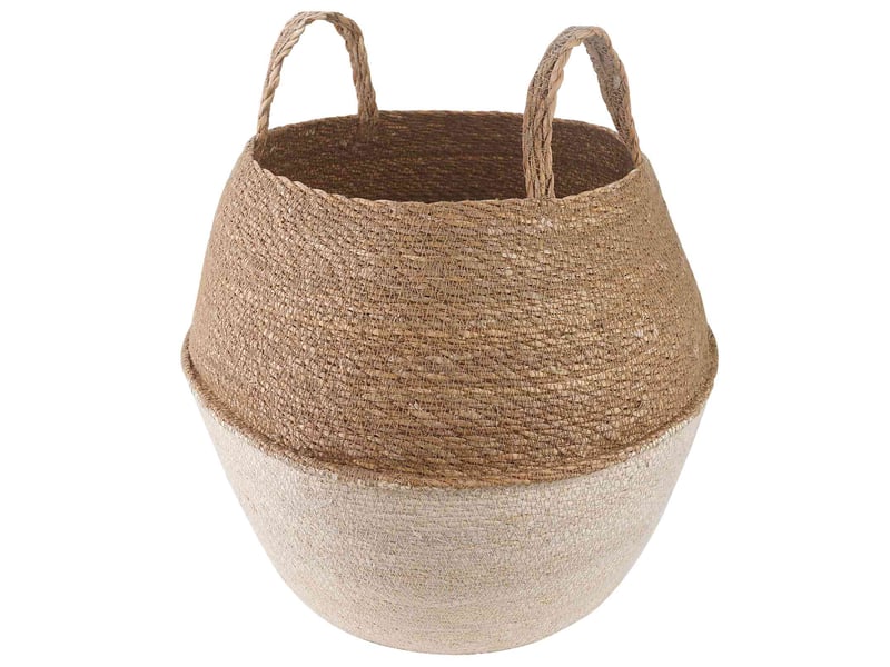  Jardinière - pot de plante avec poignées blanc ø 32 x 32 cm  - Conforama A