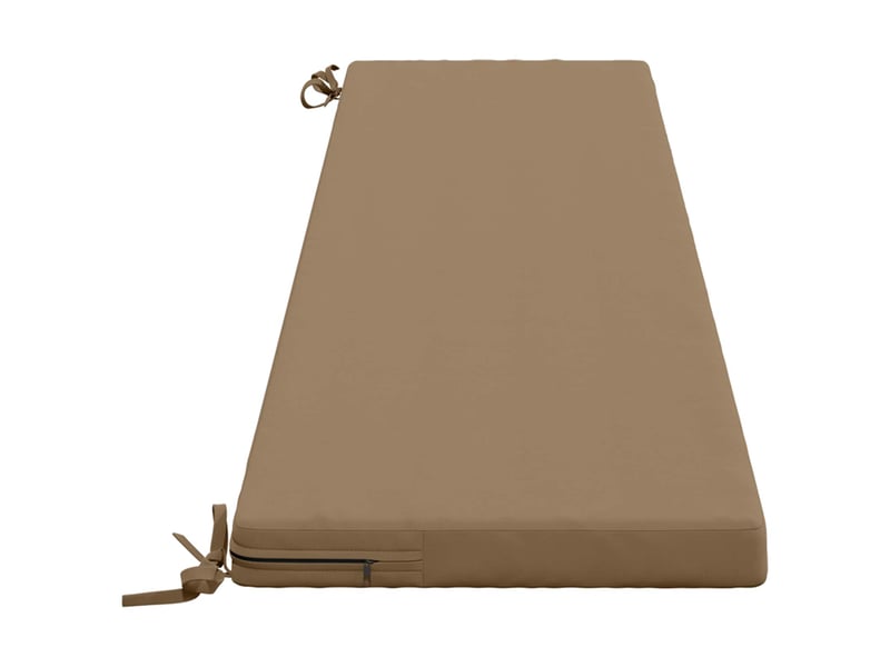 Coussin de banc, coussin d'assise, coussin de canapé soest 100 % polyester taupe 180 x 40 x 5 cm cf53610 - Conforama D