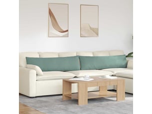 Lot de 2 coussins de canapé, coussins décoratifs vert mer 145 x 40 cm cf59210