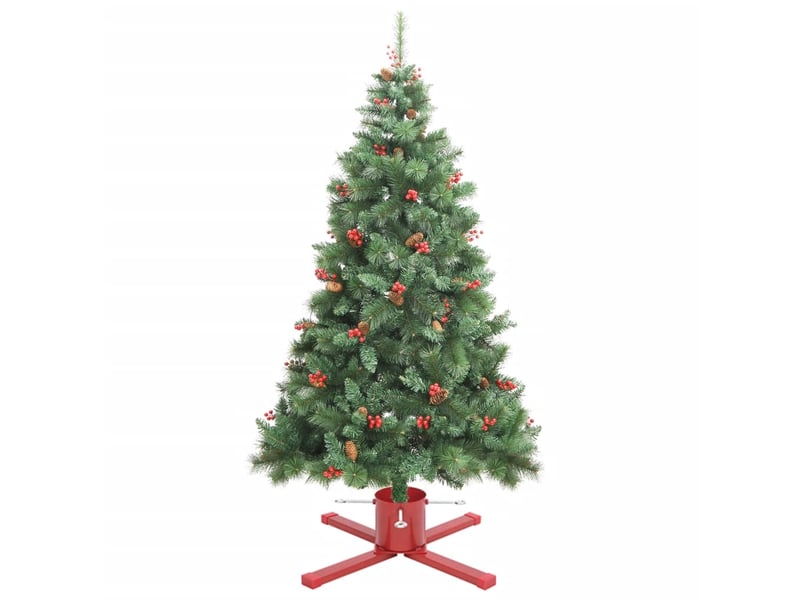  Support de sapin de noël rouge 61x61x15,5 cm  - Conforama C