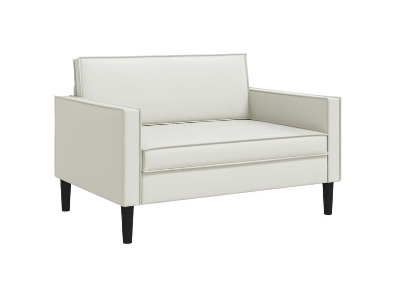  Vidaxl fauteuil xxl blanc simili cuir  - Conforama A